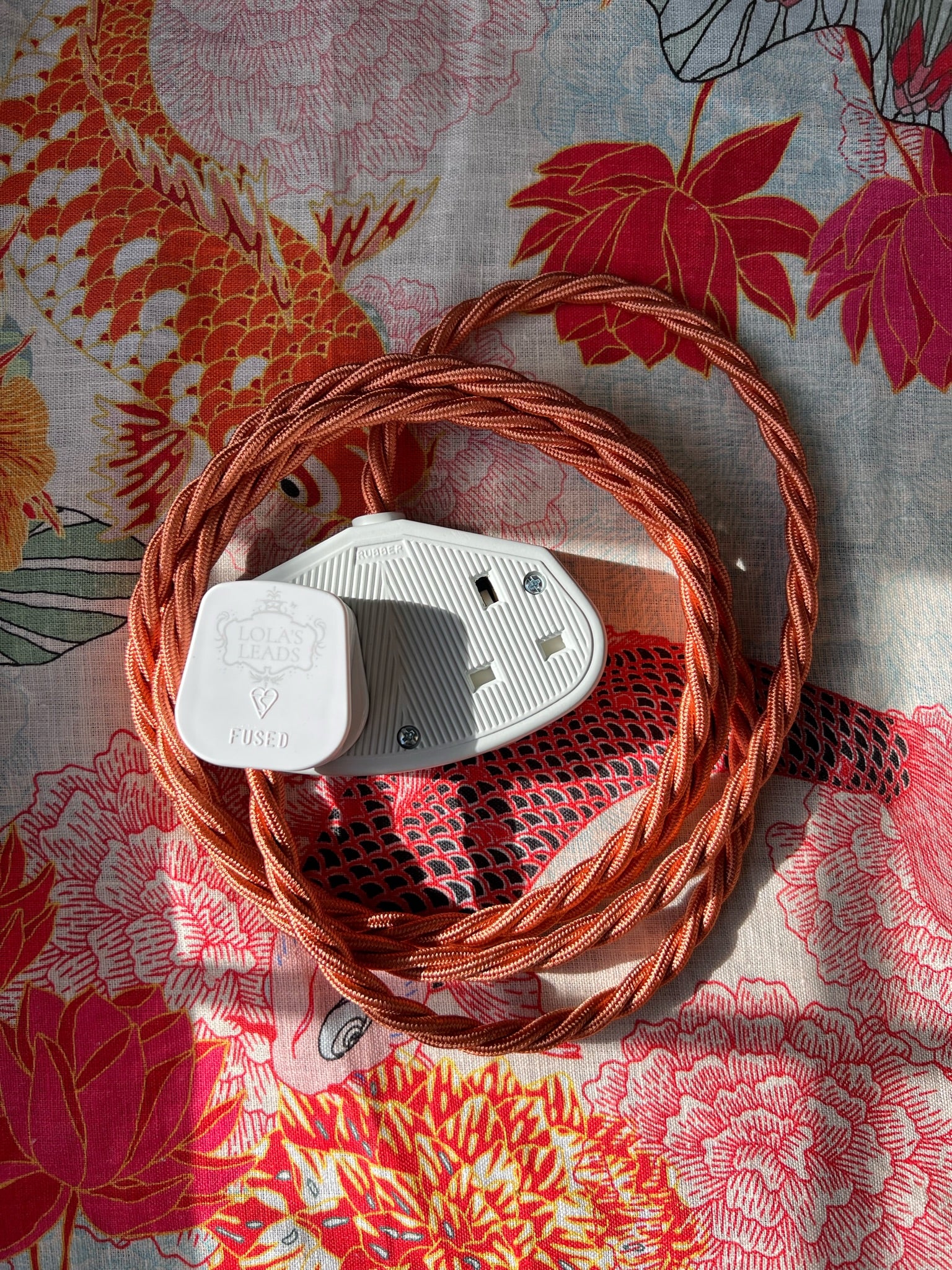 Copper - Lola's Leads Fabric Extension Cable - Image 3