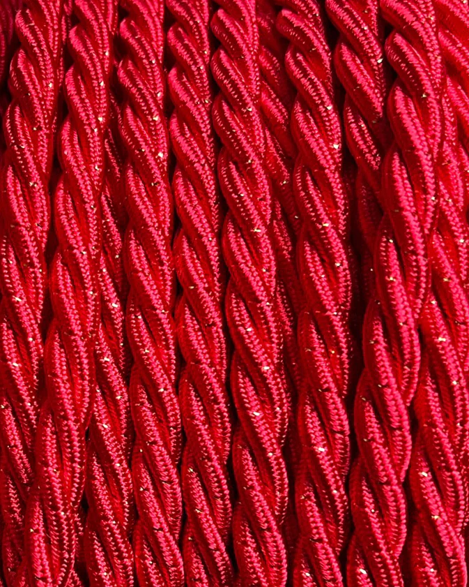 Gilded Crimson - Lola's Leads Fabric Extension Cable - Image 3