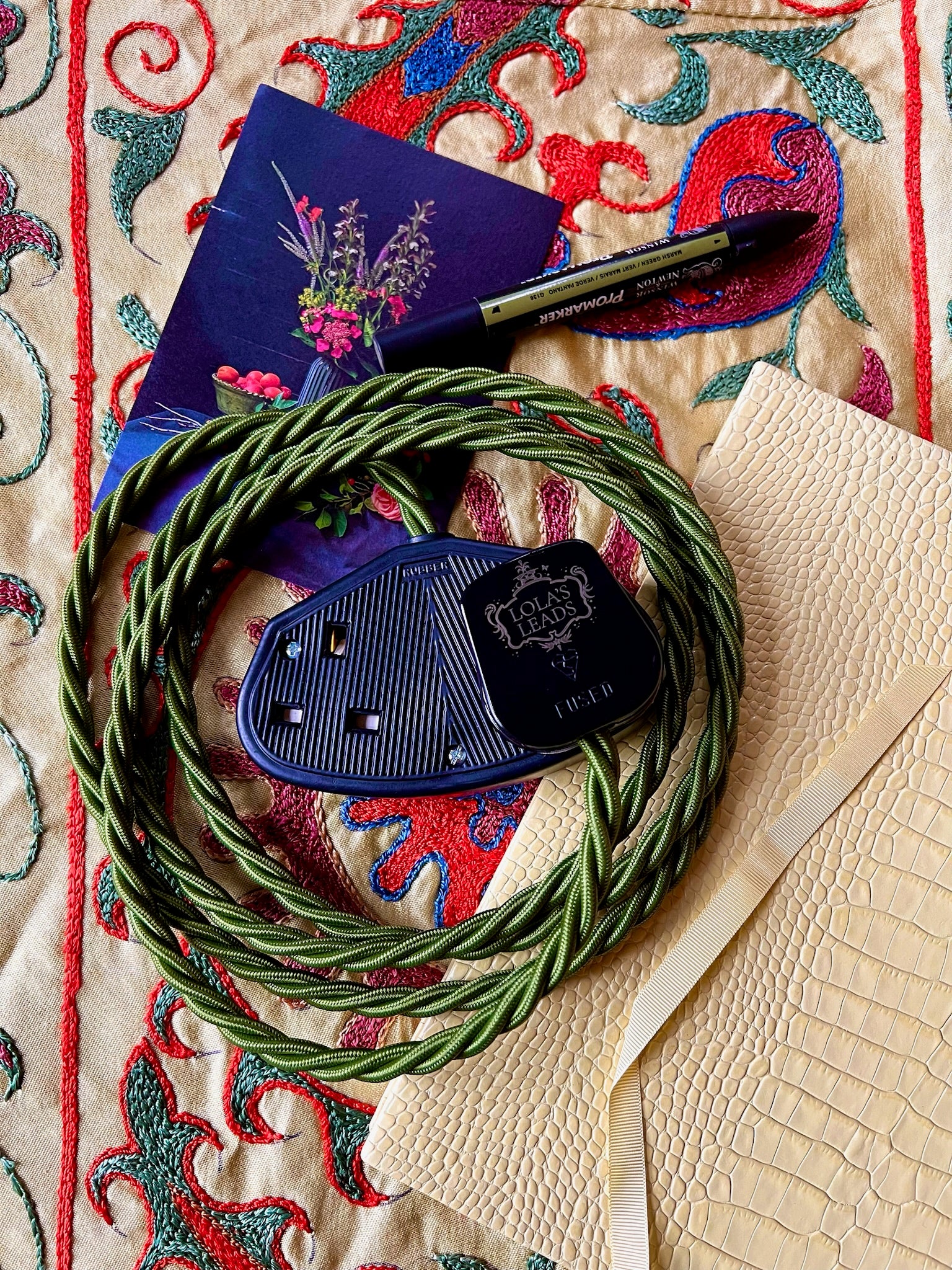 Pesto - Lola's Leads Fabric Extension Cable - Image 3