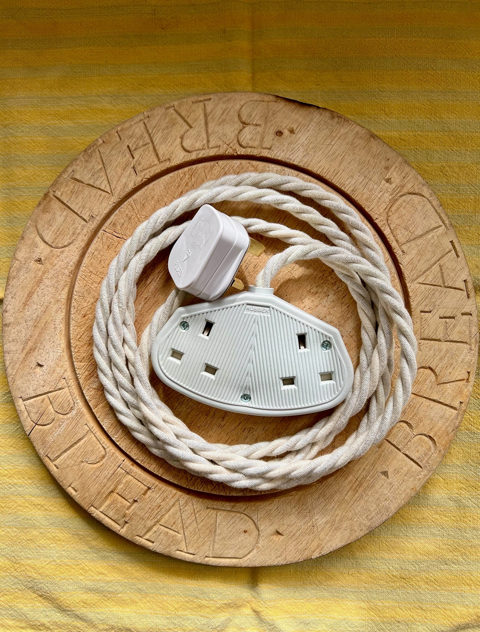 Porridge - Lola's Leads Fabric Extension Cable - Image 3