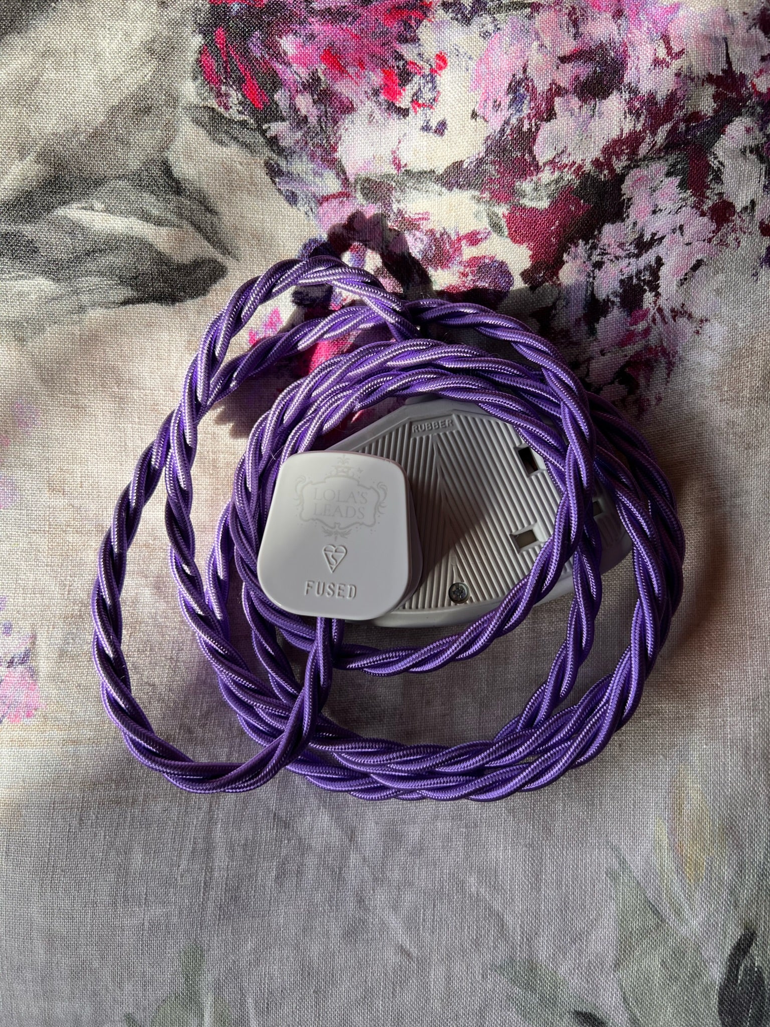 Violet - Lola's Leads Fabric Extension Cable - Image 3